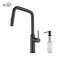 Kibi Macon Single Handle Pull Down Kitchen Sink Faucet with Soap Dispenser C-KKF2007MB-KSD100MB - alternate 1